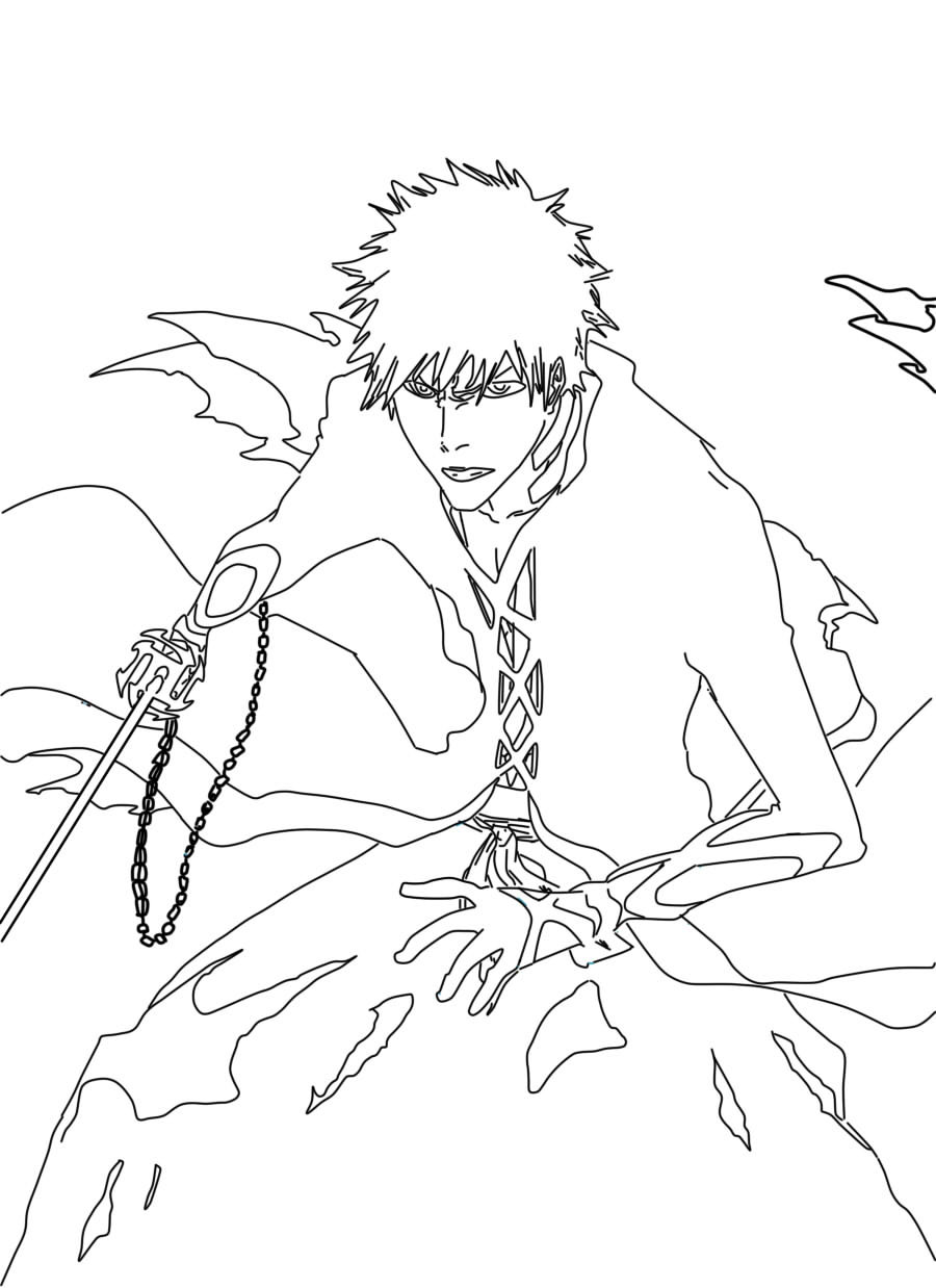 Lineart - Kurosaki Ichigo