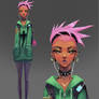 Character design: Punk Girl