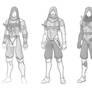 Male Onyx attire rough variations