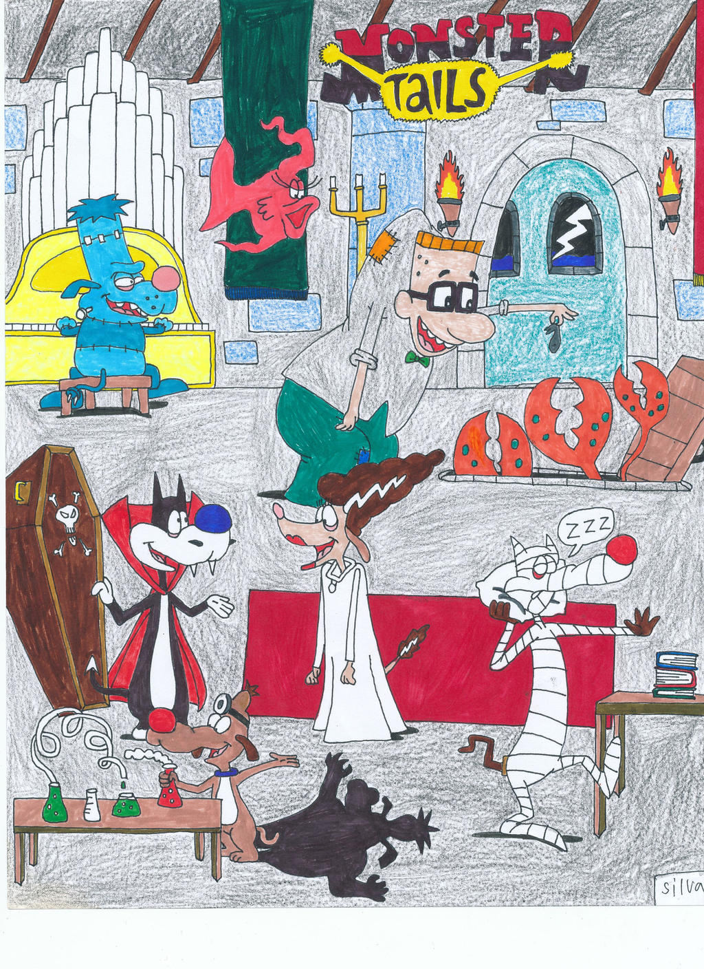 Wake Rattle and Roll-Monster Tails by Vultureclaw on DeviantArt