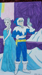 Captain Cold and Elsa