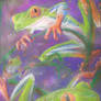 Chalk Frogs