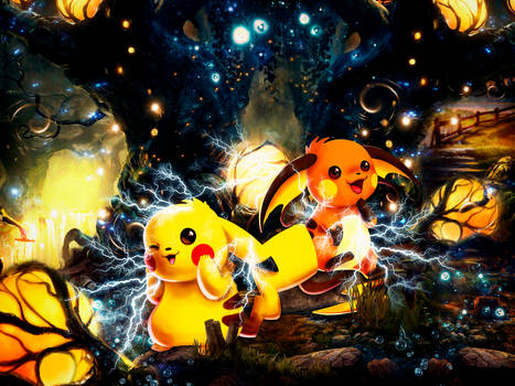 Pikachu y Raichu