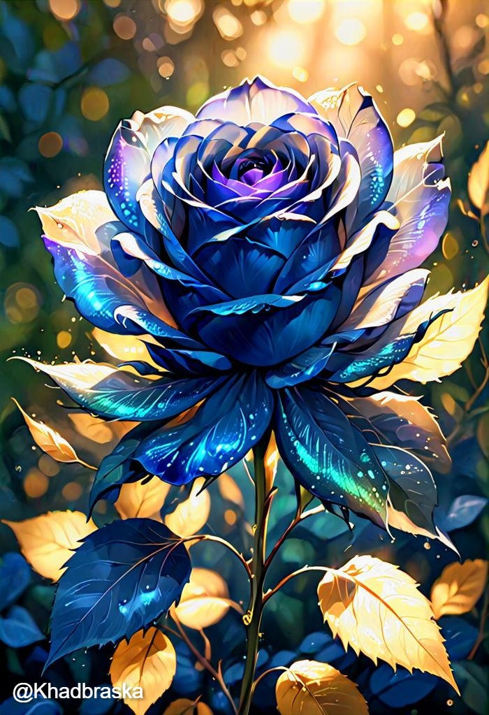 Daark Blue Roses Dark Blue Rose by Khadbraska on DeviantArt