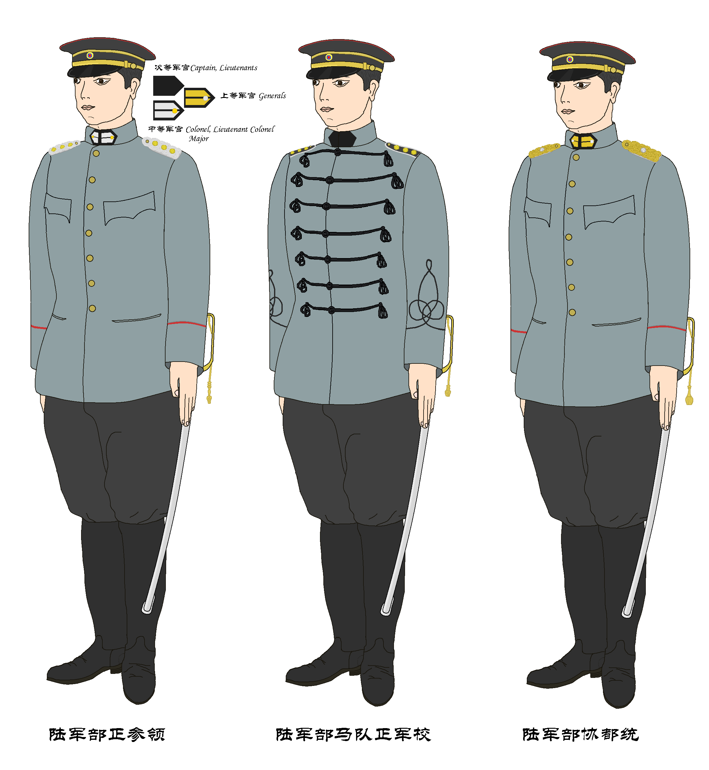 The Imperial Chinese Army Experimental Uniform1910 by pcc778899 on