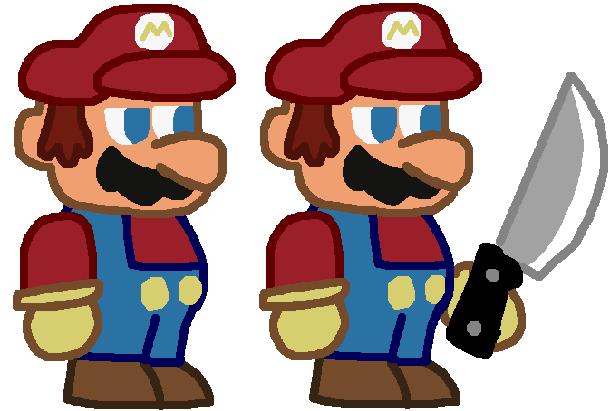 Dochi Mario Dorkly Mario by SomeRandomArtist435 on DeviantArt