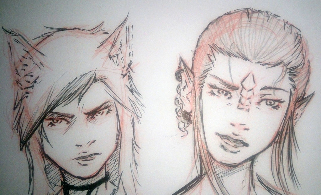 Quick sketches - Project Riven by Mach-Daddy on DeviantArt