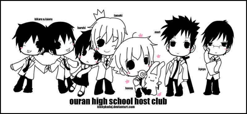 Ouran High School Host Club By Kinkykadaj On Deviantart