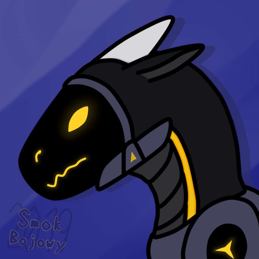 Dragon turned into a protogen by Smok-Bojowy on DeviantArt