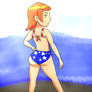 Gwen Tennyson 4th of July Swimsuit