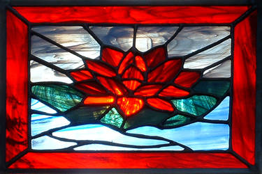 Water Lily Stained Glass