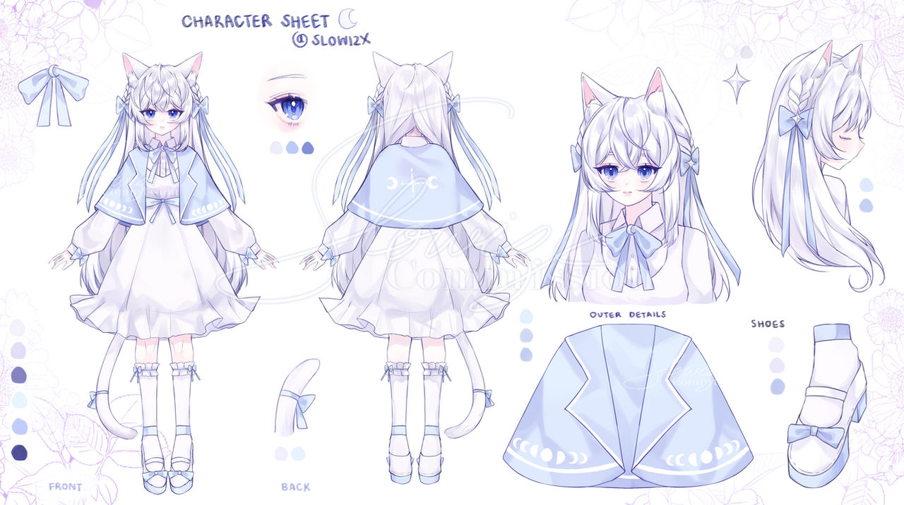 Character sheet Custom design Commission by Slowizx on DeviantArt