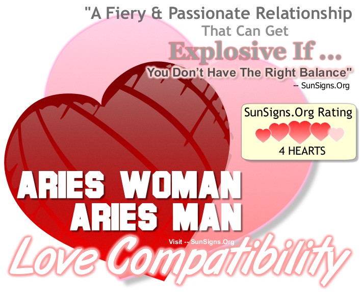 Aries woman Aries man