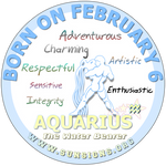 February 6 Aquarius Birthday Personality by SunSignsOnline