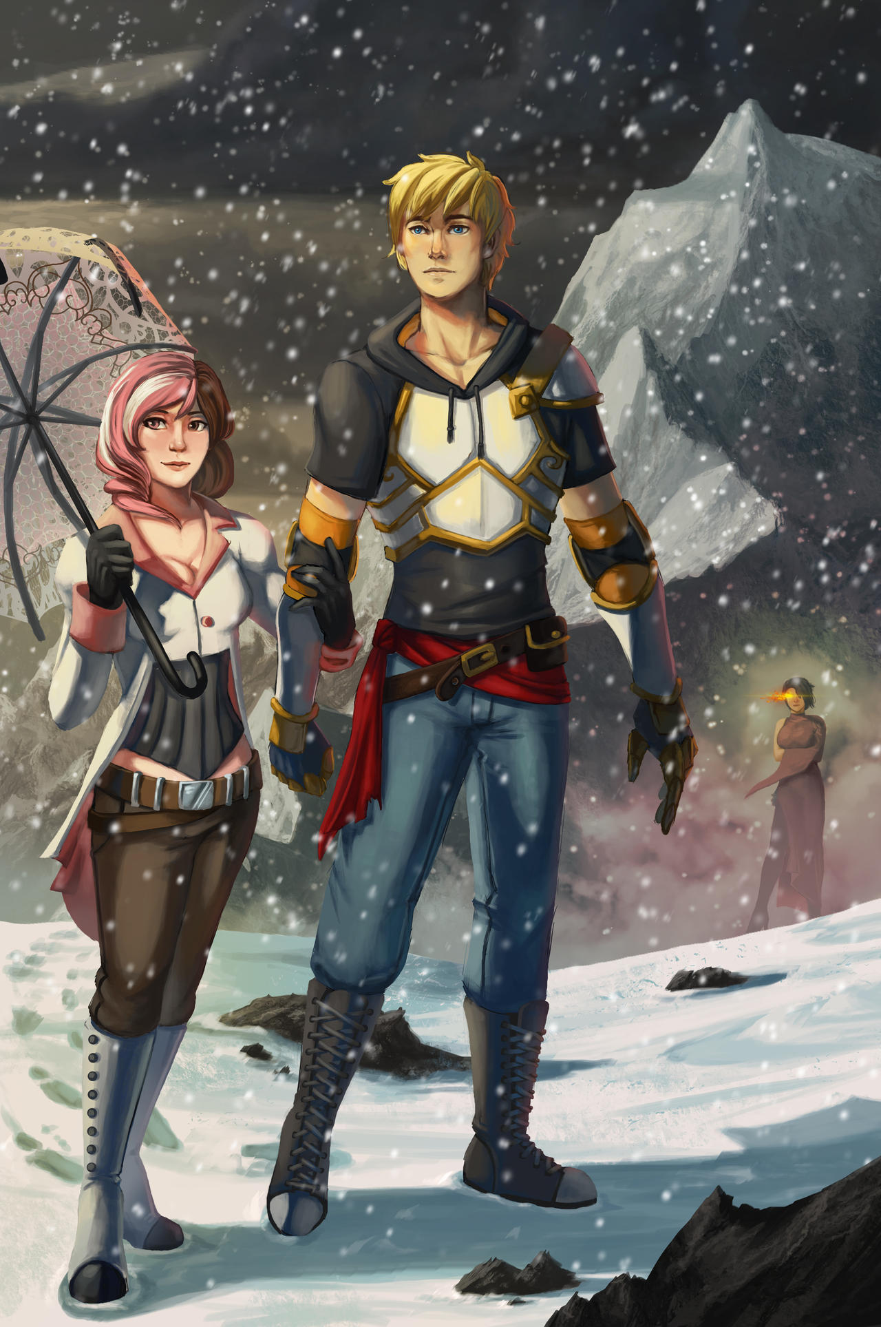 RWBY: Jaune and Neo (Compassion) by CrystalMoonlightIII on DeviantArt