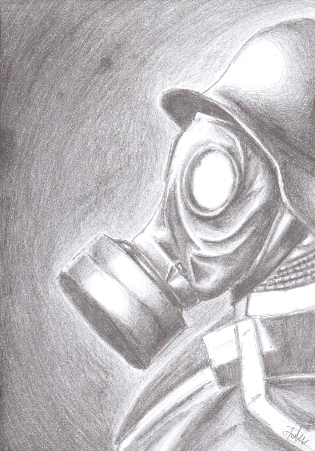 How To Draw A Gas Mask Ww1