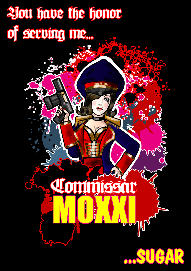 Commissar Moxxi (Borderlands, Warhammer Crossover)