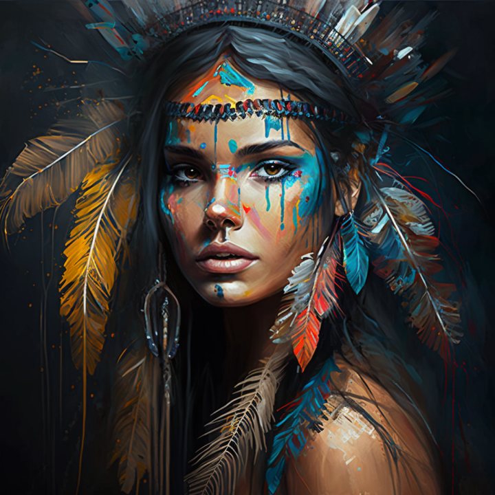 Native Girl 1-01 by huynguyenart on DeviantArt