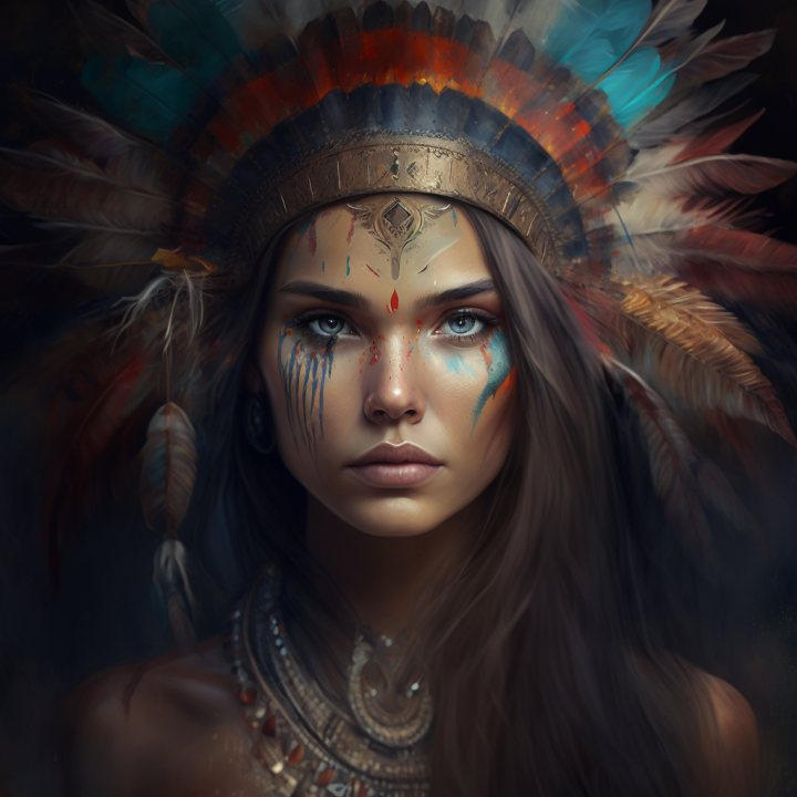 Native Girl 1-07 by huynguyenart on DeviantArt