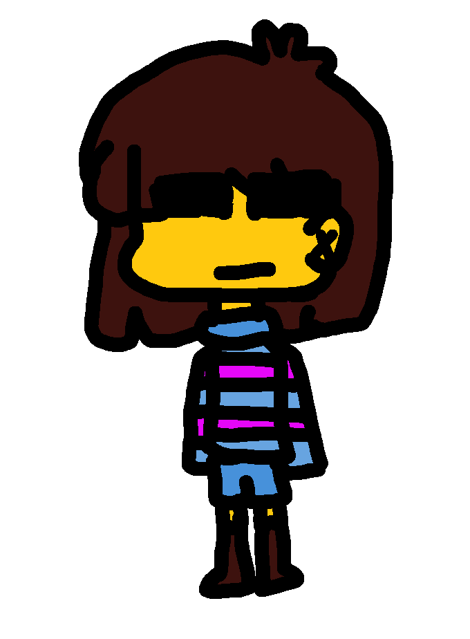 Frisk (Undertale Fan-Art) by Emily-Larsson on DeviantArt