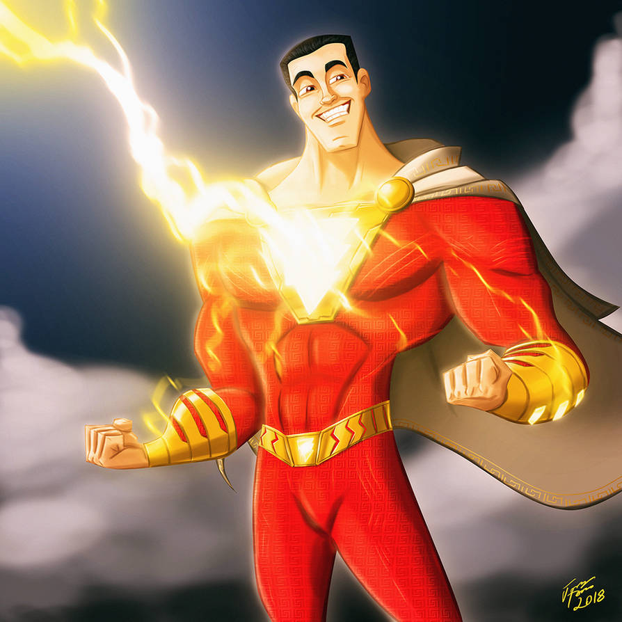 Включи новинки шазам. Шазам Супергерой. Шазам и Супермен. Tomi Maguaer Shazam. Шазам новый костюм.