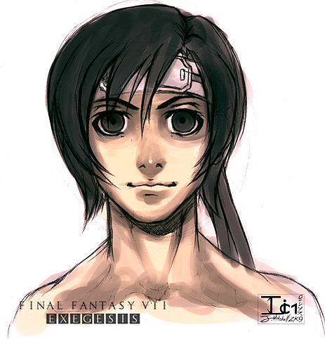 FFVII EX-- YUFFIE SKETCH