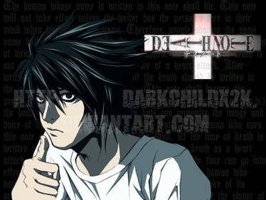 DEATHNOTE- L Postcard