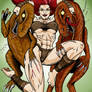 Jemma wrestling Raptors