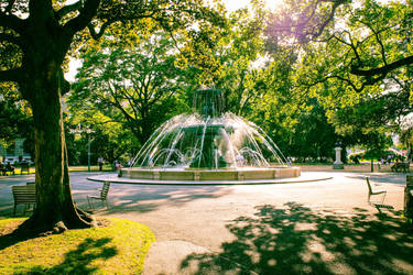 English Garden Fountain - Geneva, Switzerland