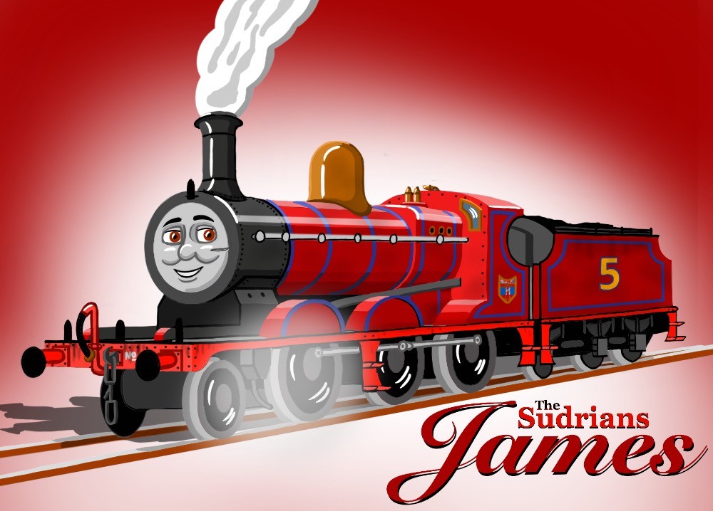 James the Red Engine by MidlandsEngine on DeviantArt