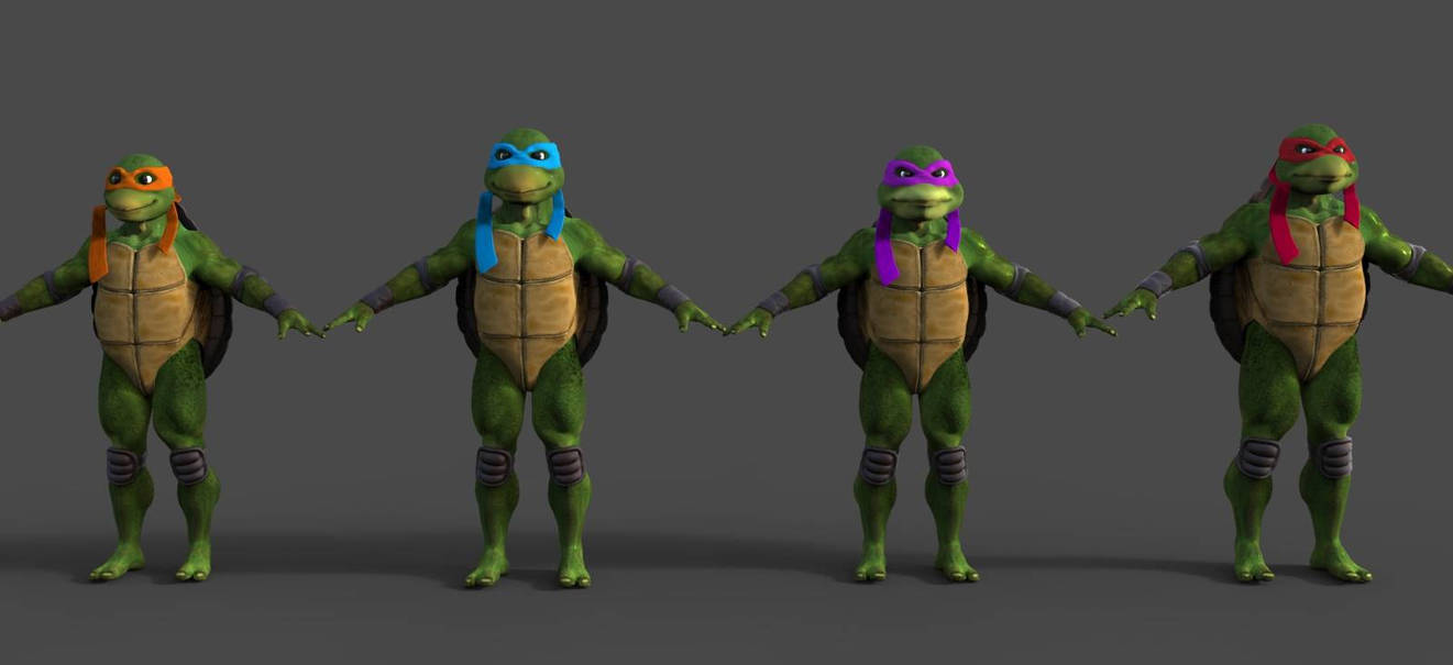 Tmnt Cod Models TMNT 90s Movie 3d models by JerichoAdam27 on DeviantArt