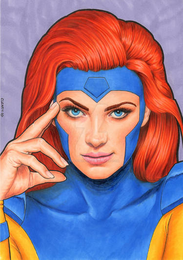 Jean Grey portrait X-men