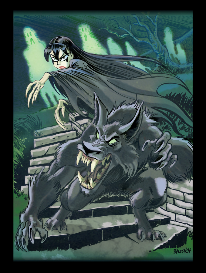 Wulf and Batsy With Ghosts by BryanBaugh on DeviantArt