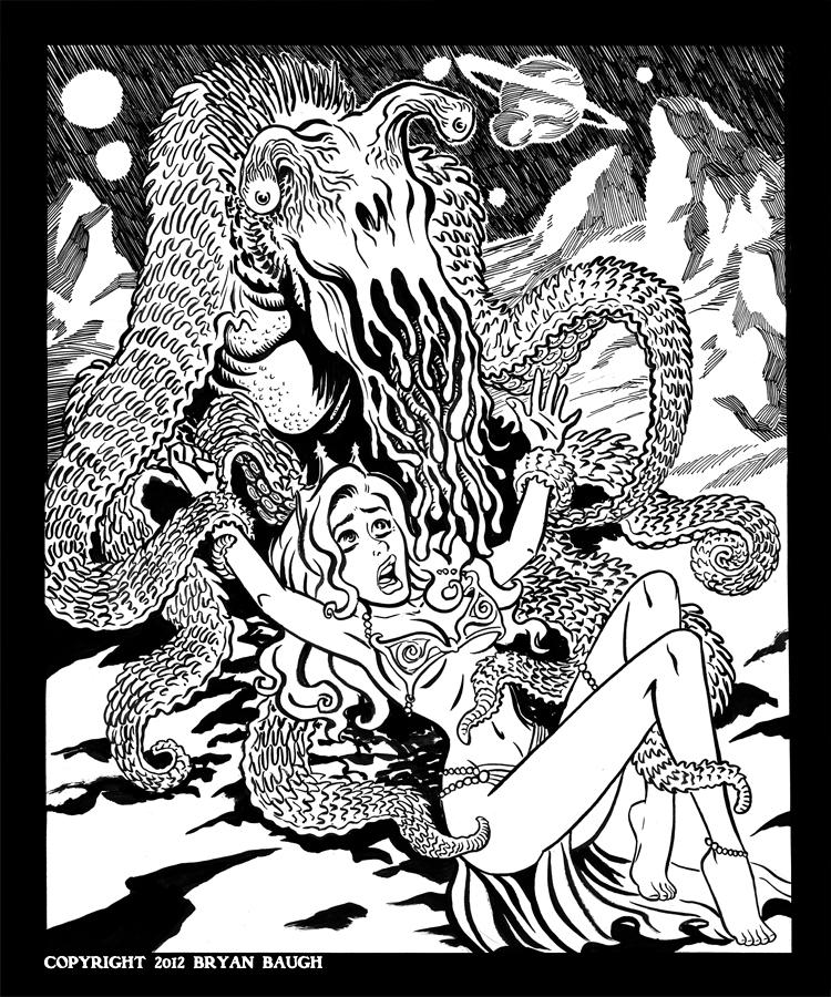 Space Princess in Peril! by BryanBaugh