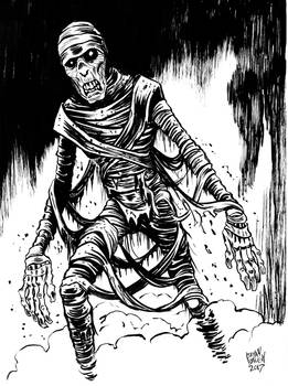 INKTOBER 2017 Day 8: Dusty Bandages