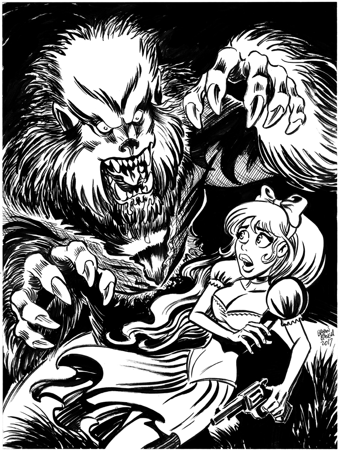Day 13 Lin Deviantart INKTOBER 2017 Day 13: Dont Go Out Alone At Night by BryanBaugh on ...