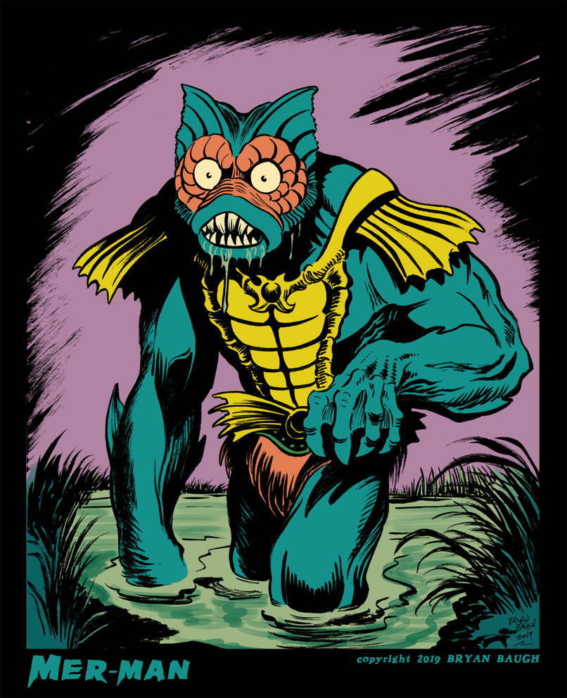 MER MAN from Masters of the Universe by BryanBaugh on DeviantArt