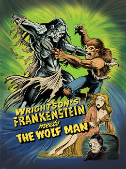WRIGHTSON'S FRANKENSTEIN MEETS THE WOLFMAN