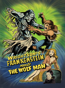 WRIGHTSON'S FRANKENSTEIN MEETS THE WOLFMAN