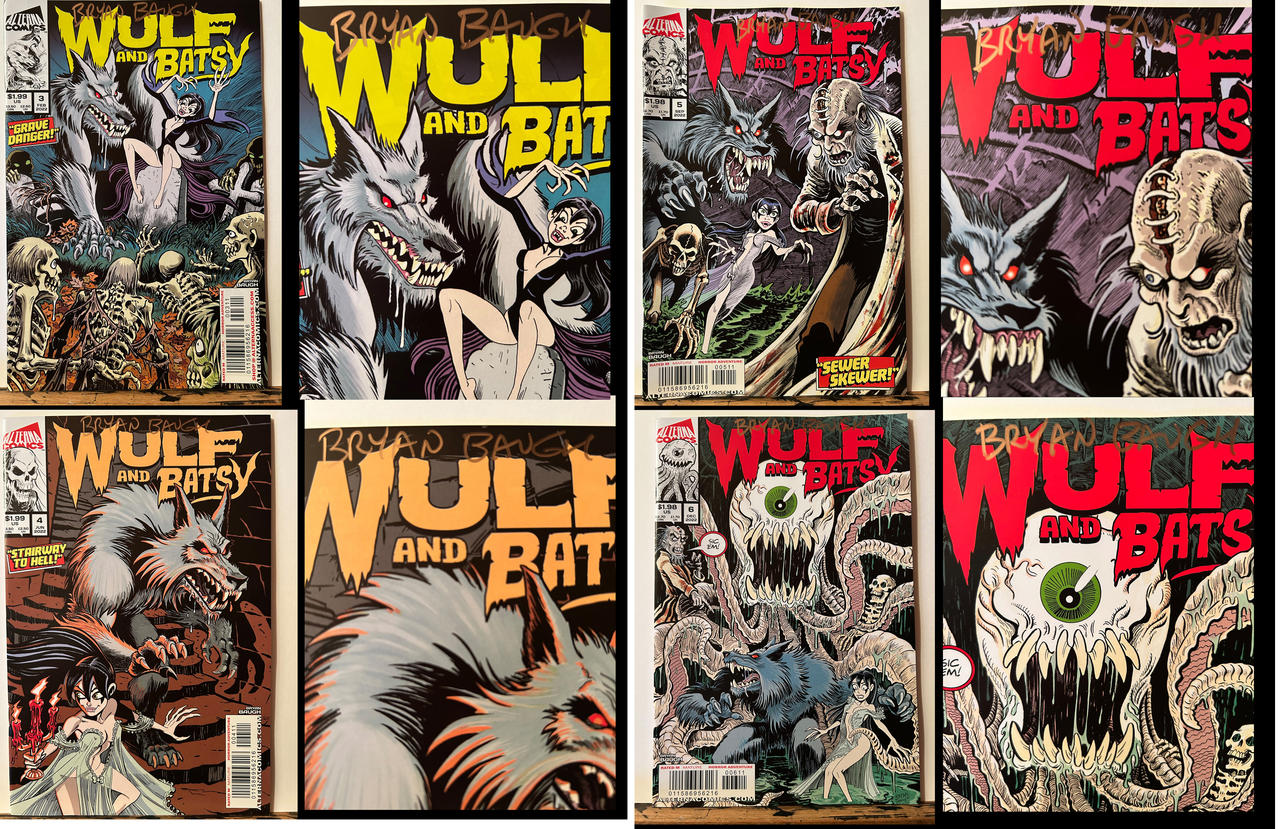 WULF and BATSY Comics SIGNED SET now on sale by BryanBaugh on DeviantArt