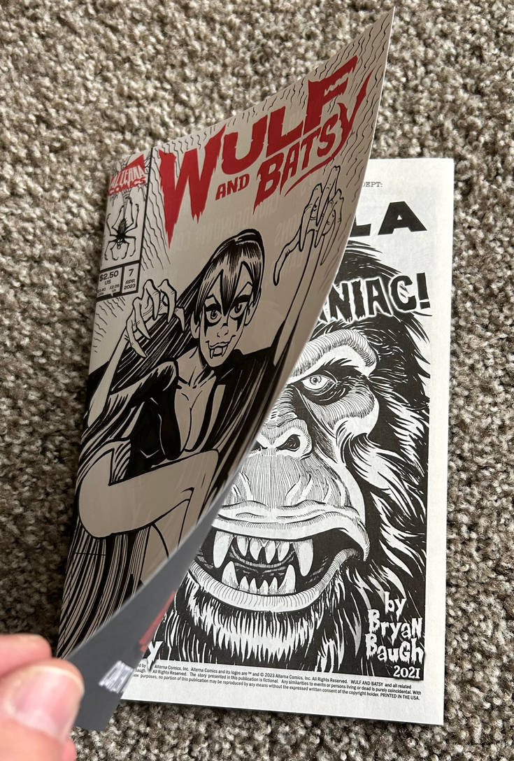EBAY! WULF and BATSY Sketch Cover Variant 4 OOAK by BryanBaugh on ...