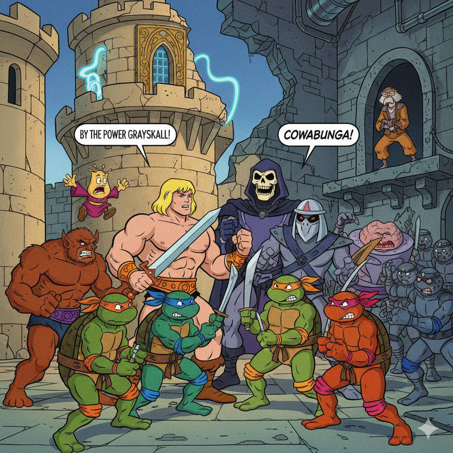 Tmnt 87 Rabbit TMNT 87 versus Motu 83 by jaksy on DeviantArt