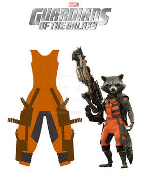 GotG: Rocket Racoon Cosplay Illustration