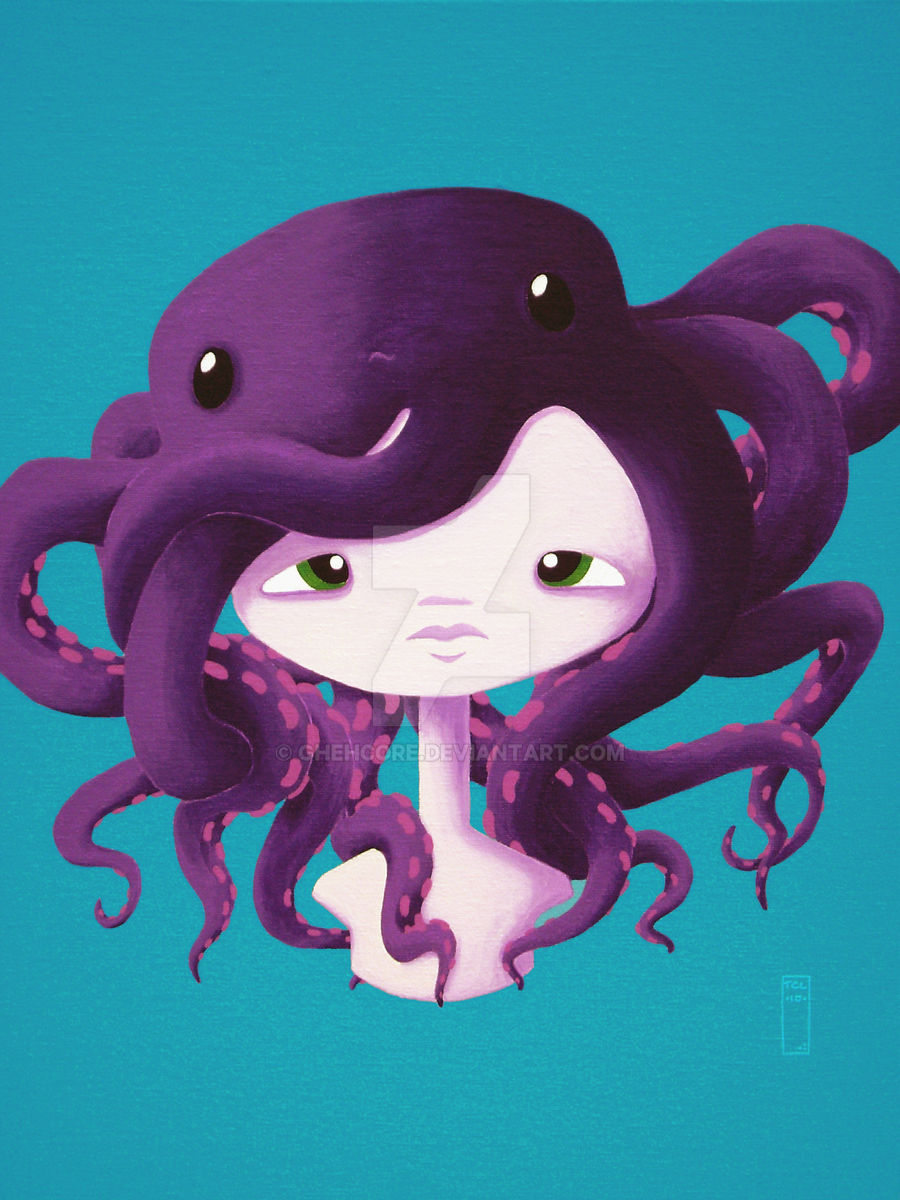 Octopus Girl . Octomonster