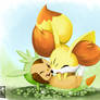 Chespin and Fennekin