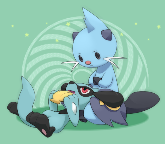 Dewott and Riolu