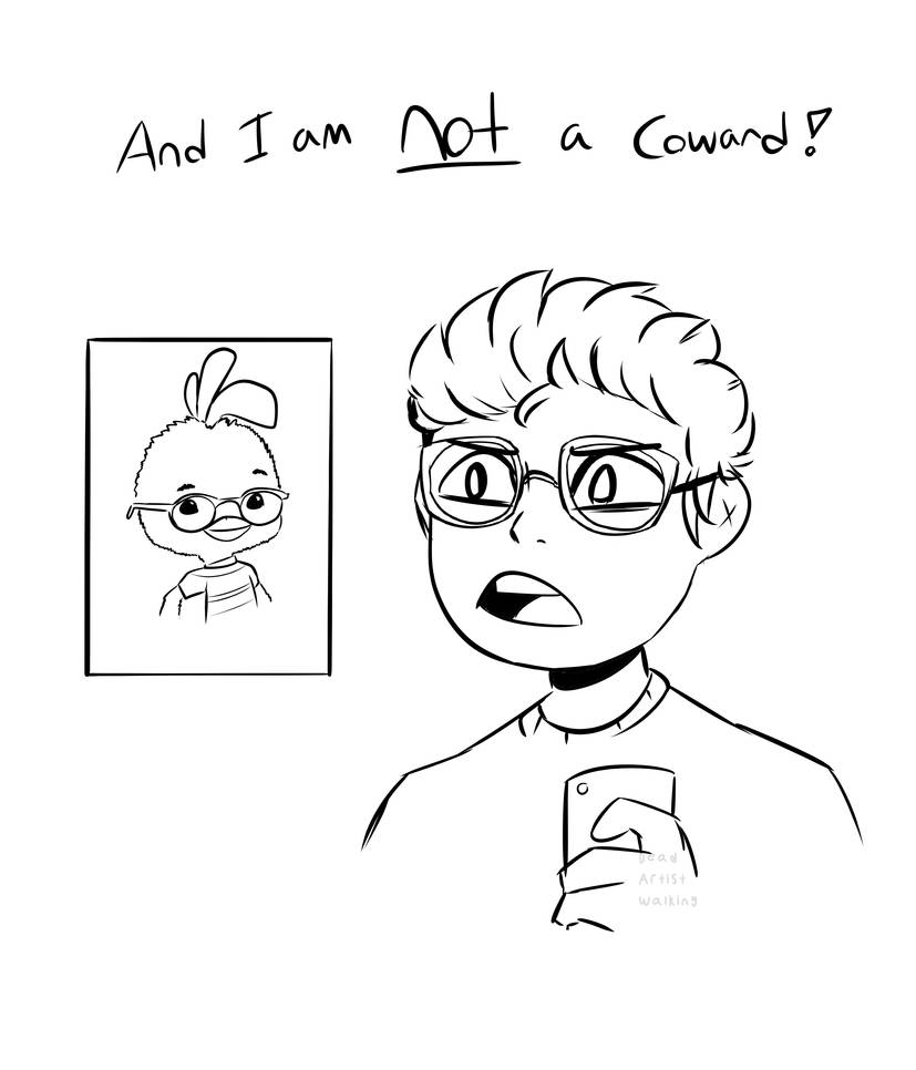 Stop Saying I Look Like Chicken Little Stop saying i look like chicken little by DeadArtistWalking on DeviantArt