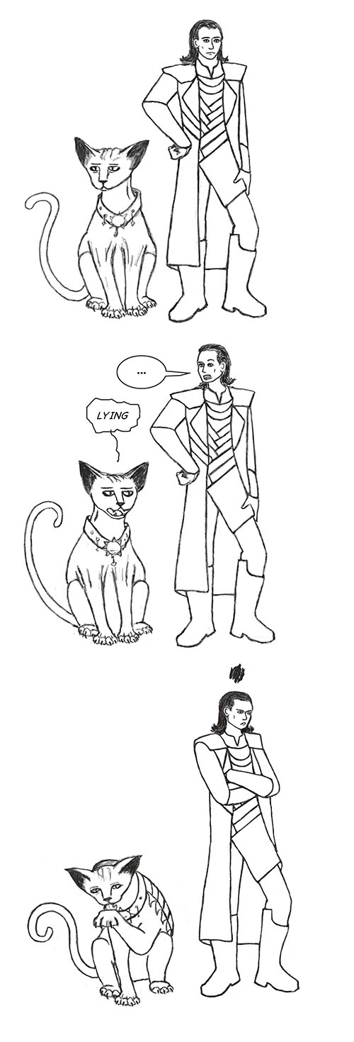 Loki and Lying Cat