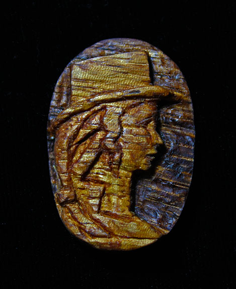 Zebrawood Cameo