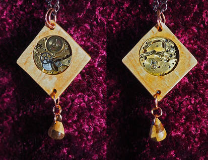 Double-Sided Steampunk Pendant